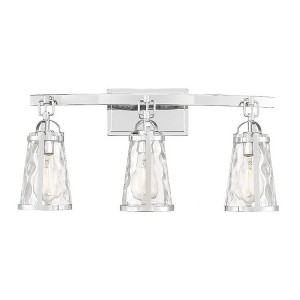 Savoy House Albany 3 - Light Vanity in  Polished Chrome - 1 of 4