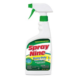 Spray Nine Heavy Duty Cleaner/Degreaser/Disinfectant, Citrus Scent, 22 oz Trigger Spray Bottle, 12/Carton - 1 of 1