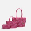 MKF Collection Lady II M Signature Large Tote, Small Tote & Wallet Set Vegan Leather, Stylish Women’s Handbag M Design by Mia K - 2 of 4