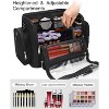Makeup Brush Bag Extra Large Makeup Brush Case with 4 small bags Professional Makeup Artist Brush Holder Stand Up Organizer - 4 of 4