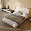 Famapy Queen Size Upholstered Bed Frame with USB Ports & LED Headboard,TB117-Tested Fabric,Style+Safe,Multiple Headboard Styles,Bedroom Centerpiece - 2 of 4