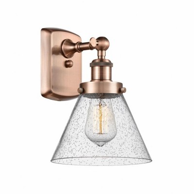 Cone - 1 Light Wall Sconce In Industrial Style-13 Inches Tall and 8 Inches Wide
