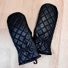 Women's Wo's Quilted Leather Mittens - ILI New York - 3 of 3