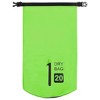 vidaXL Dry Bag with Zipper Green 5.3 gal PVC - 3 of 4