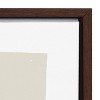 Kate & Laurel All Things Decor 23" x 33" Sylvie Reflecting Shapes Neutral Framed Wall Canvas by Statement Goods Brown - image 3 of 4