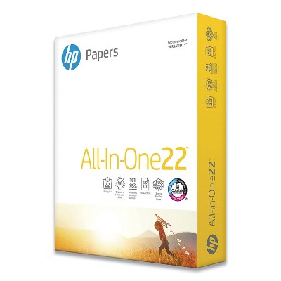 Hp All-In-One Printing Paper 96 Bright 22lb Letter White 500 Sheets/Ream 207000