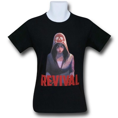 Adult Revival Em on Black T-Shirt