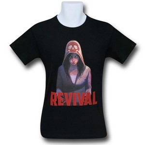 Adult Revival Em on Black T-Shirt - 1 of 4