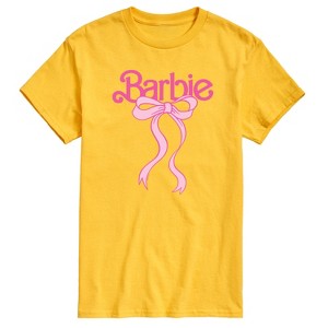 Men's - Barbie - Logo Coquette Bow Short Sleeve Graphic T-Shirt - 1 of 4