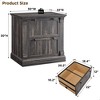 30" File Cabinet with 2 Drawers, Lateral Filing Cabinet with Hanging File Folders & Interlocking Drawers, Wood Storage Cabinet - 3 of 4