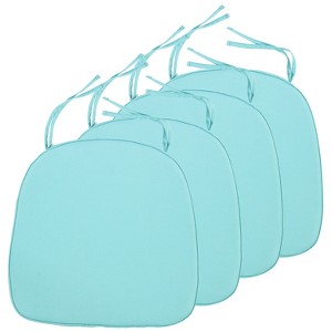 LeisureMod Modern Dining Chair Cushion Pads Set of 4 - 1 of 4