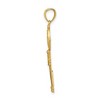 Black Bow Jewelry 14k Yellow Gold San Benito 2-Sided Key Pendant, 11 x 33mm - 2 of 4