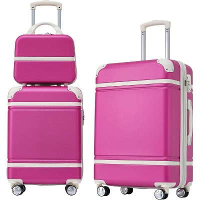 Lightweight Luggage,3 Piece Expandable Luggage Set with Spinner Wheels & TSA Lock  for Family Travel