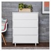 Modern 4 Drawer Dresser White - Room Essentials™ : Target