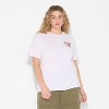 Women's Botanical Garden Short Sleeve Graphic T-Shirt - Light Pink - 2 of 3