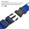 Unique Bargains Travel Luggage Adjustable Buckle Outdoor Bag Suitcase Belts 2in1 Set - 3 of 4