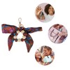 Unique Bargains Bow Wooden Beads Bag Charm 1 Pc - 3 of 4