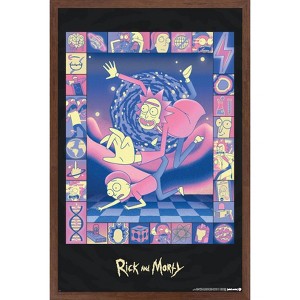 Trends International Rick And Morty: Season 8 - Portal Framed Wall Poster Prints - 1 of 4