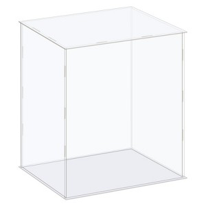 Unique Bargains Acrylic Dustproof Protection Showcase for Collectibles Display 1 Pcs - 1 of 3