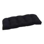Outdoor Wicker Loveseat Cushion - Fresco Solid - Pillow Perfect