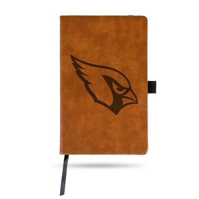 NFL Arizona Cardinals Laser Engraved Brown Leather Padfolio