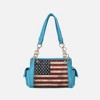 MKF Collection Alaina Vegan Leather Women’s Flag Shoulder Bag by Mia K - 2 of 4