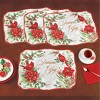 Collections Etc Season of Joy Cardinal Placemats - Set of 4 MEDIUM - 2 of 2
