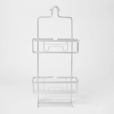 Large Rustproof Shower Caddy with Lock Top Gray - Made By Design™