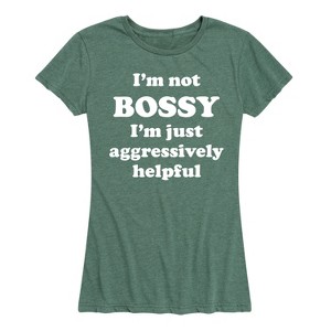 Women's - Instant Message - I'm Not Bossy Short Sleeve Graphic T-Shirt - 1 of 4