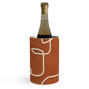 Nadja Abstract Face Sketch 4 Wine Chiller - Deny Designs - 1 of 2