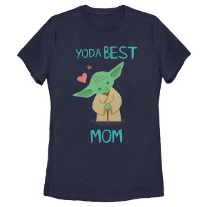 Women's Star Wars Mother's Day Best Mom Yoda T-Shirt - 1 of 4