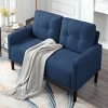 MAYEERTY 51.2¡±Loveseat Couch Modern Couch Loveseat Stylish Upholstered Sofa for Living Room - 3 of 4