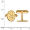 Black Bow Jewelry 14k Yellow Gold South Carolina Gamecocks NCAA Cuff Links - 2 of 3