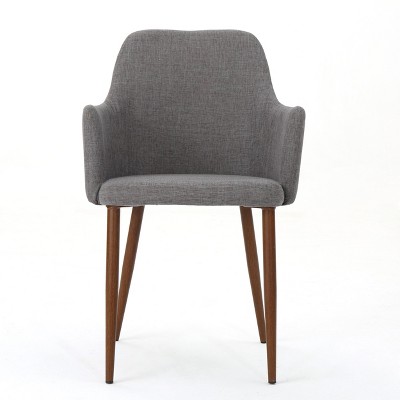 NicBex Set of 2 Dining Chair Modern Upholstered Fabric Side Chair with Wood Legs for Kitchen,Dining Room