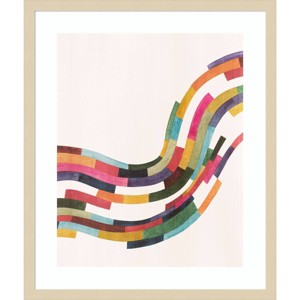 Amanti Art Rainbow Brick Road II by Grace Popp Wood Framed Wall Art Print - 1 of 4