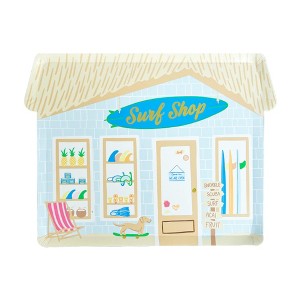 Daydream Society - Surf Shop Large Plates - Pack of 8 Paper Plates - 1 of 3