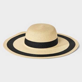 Yuanbang Sun Hats for Women UV Protection Wide Brim UPF 50 Foldable Straw Sun Hats with Strap, Women's, Size: One size, Beige
