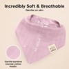 8pk Lumi Muslin Baby Bibs, Bandana Bibs for Baby Boy, Baby Girl, Muslin Drool Bib for Newborn, Toddler - 3 of 4