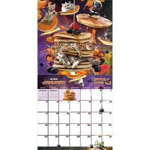 TF Publishing 13.5"x14.5" 2026 Space Cats Wall Calendar - 1 of 4