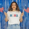 Simply Sage Market Patriotic Mama Floral Short Sleeve Tee - 2 of 4
