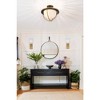 Crystorama Lighting Atlas 2 - Light Semi-Flush Mount in  Matte Black/Textured Gold - 4 of 4