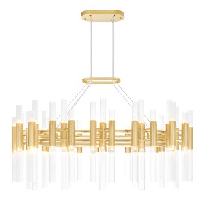 CWI Lighting,Orgue 72 Light Chandelier With Satin Gold Finish - 1 of 4