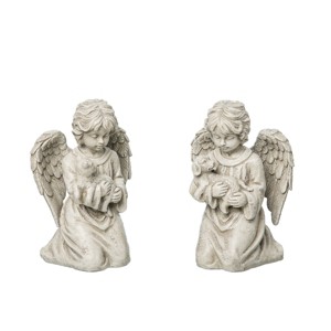 C&F Home Cherub With Dog Figurine - 1 of 4