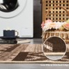 Washable Living Room Rugs Farmhouse Geometric Area Rug Soft No Slip Non-Shedding Carpet for Bedroom Dining Room Home Office - 4 of 4