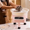 VEVOR Pottery Wheel, 350W Electric Wheel for Pottery with Foot Pedal and LCD Touch Screen,10 inch Pottery Forming Machine, Pink - 2 of 4