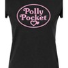 Women's - Polly Pocket - Polly Pocket Pink Logo Juniors Fitted Graphic T-Shirt - 2 of 3