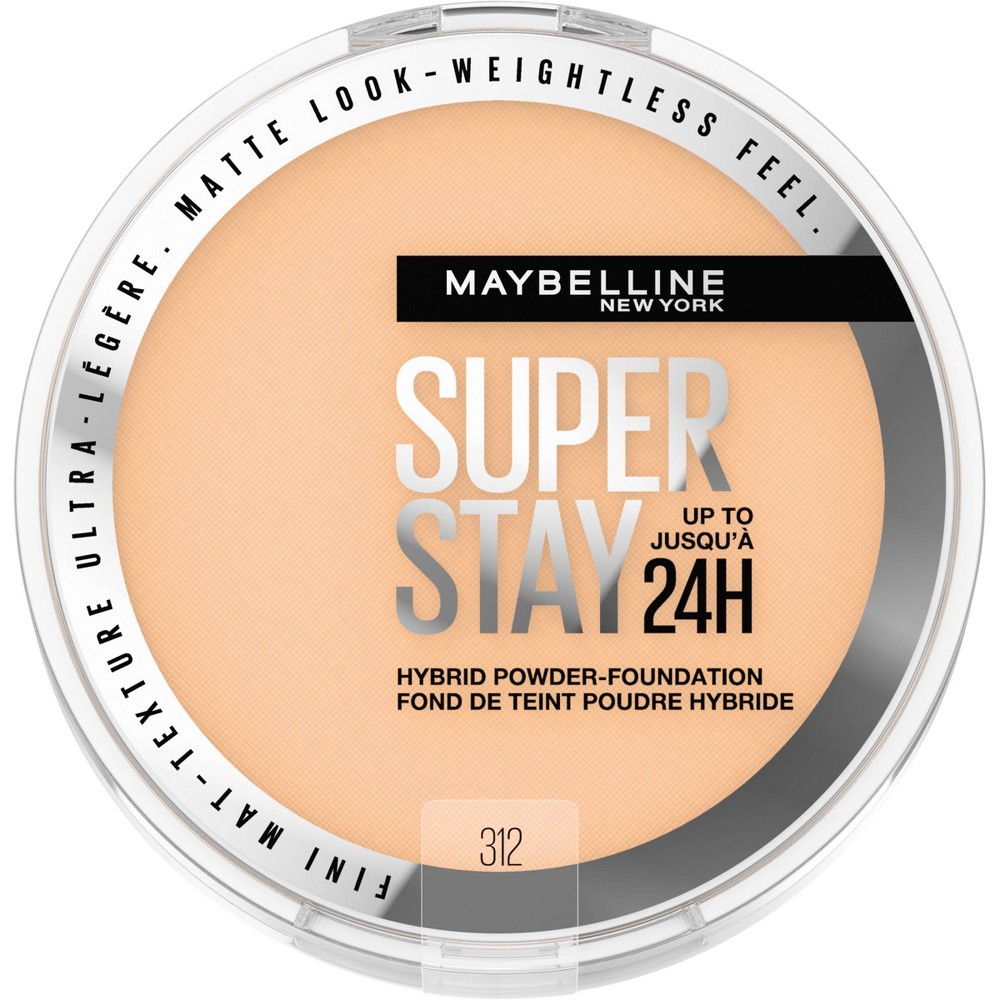 Photos - Other Cosmetics Maybelline MaybellineSuper Stay Matte 24HR Hybrid Pressed Powder Foundation - 312 - 0 