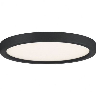 Quoizel Lighting Outskirts 1 - Light Flush Mount in  Earth Black