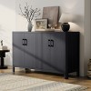 Sideboard Storage Cabinet with Soft-Close Doors and Metal Handles, Sideboard Buffet for Kitchen, Entryway, Dining Room-Maison Boucle - 2 of 4