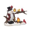 Transpac Resin 9 in. Multicolor Christmas Snowman and Birds Decor - 2 of 4